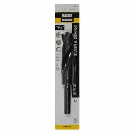 SWIVEL 0.937 x 6 in. Master Mechanic Oxide Drill Bit - Black SW3840783